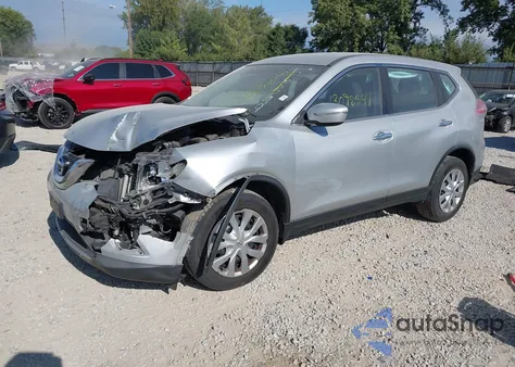 2015 Nissan Rogue S из США, поврежденный, VIN KNMAT2MV7FP563799